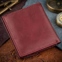 Небольшой женский бумажник с монетницей ST Leather 18920 Бордовый thumbnail 3