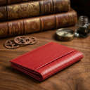 Візитниця-книжка ST Leather 19214 Червона thumbnail 4