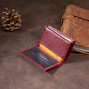 Візитниця-книжка ST Leather 19218 Бордова thumbnail 19