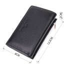 Кожаный женский кошелек в три сложения ST Leather 22488 Черный thumbnail 3