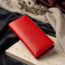 Жіночий гаманець з монетницьою на клямці ST Leather 18957 Червоний thumbnail 3