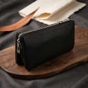 Місткий клатч на два відділення жіночий ST Leather 19246 Чорний thumbnail 4