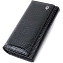 Лакований шкіряний гаманець з блоком для кредитних карток ST Leather 22683 Чорний thumbnail 5