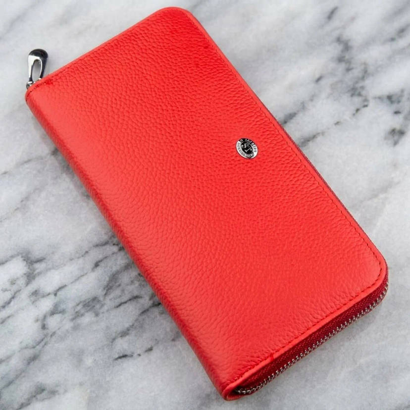Граціозний жіночий клатч ST Leather 18862 Червоний