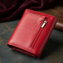 Женский яркий кошелек с монетницей из натуральной кожи ST Leather 19493 Красный thumbnail 3