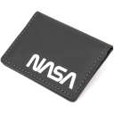 Шкіряна обкладинка для автодокументів з логотипом NASA GRANDE PELLE 11490 Чорний thumbnail 1