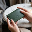 Візитниця-книжка ST Leather 19215 Зелена thumbnail 2