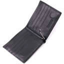 Чоловіче шкіряне портмоне із затискачем ST Leather 22485 Чорний thumbnail 8
