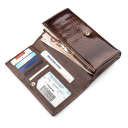 Кошелек женский ST Leather 18431 (S9001A) лакированная кожа Коричневый thumbnail 9