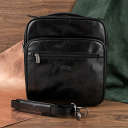 Мужская кожаная сумка Tony Perotti Italico 7058 nero (90634) Черная thumbnail 4