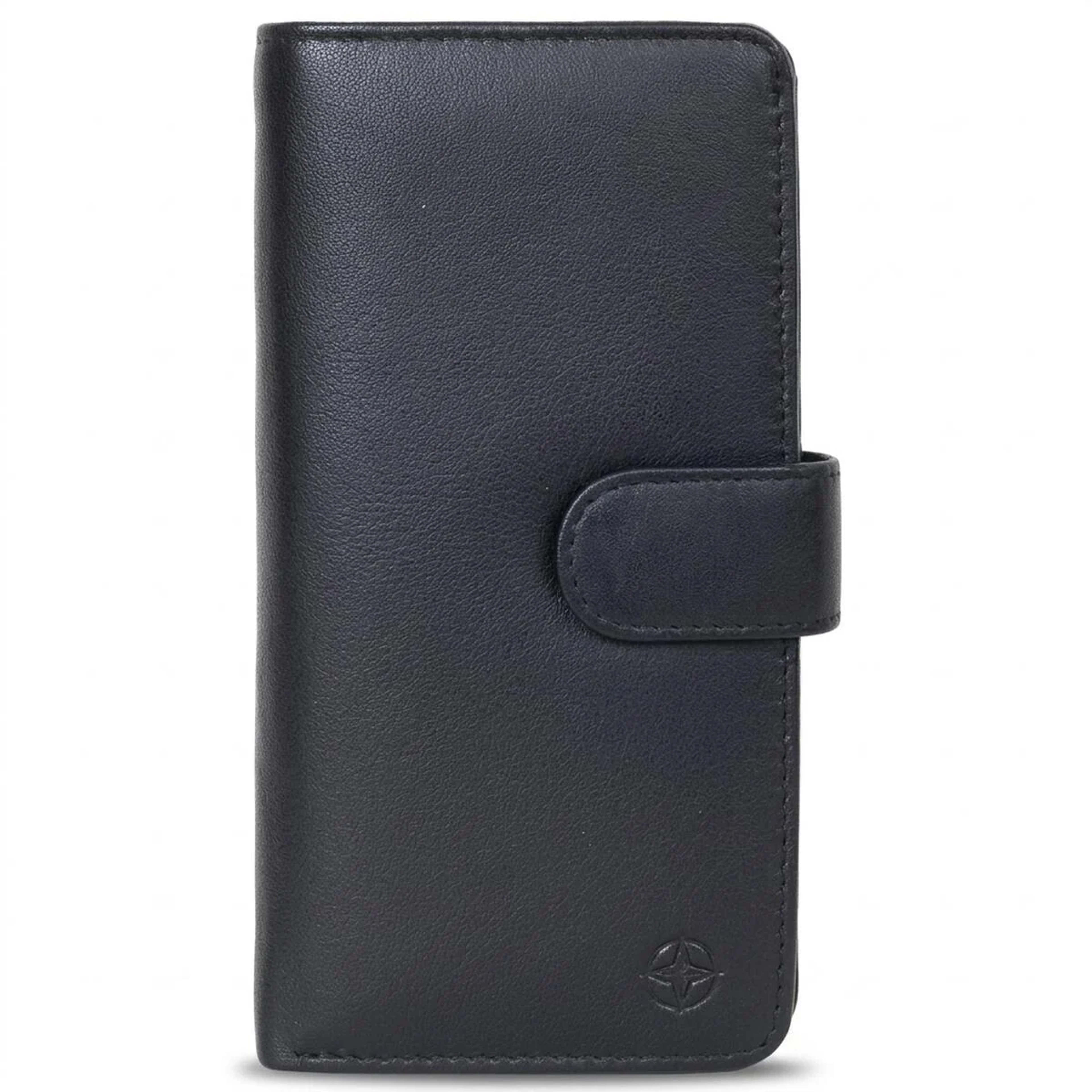 Вертикальне портмоне Tony Perotti з натуральної шкіри Cortina 5074 nero (90239) Чорне