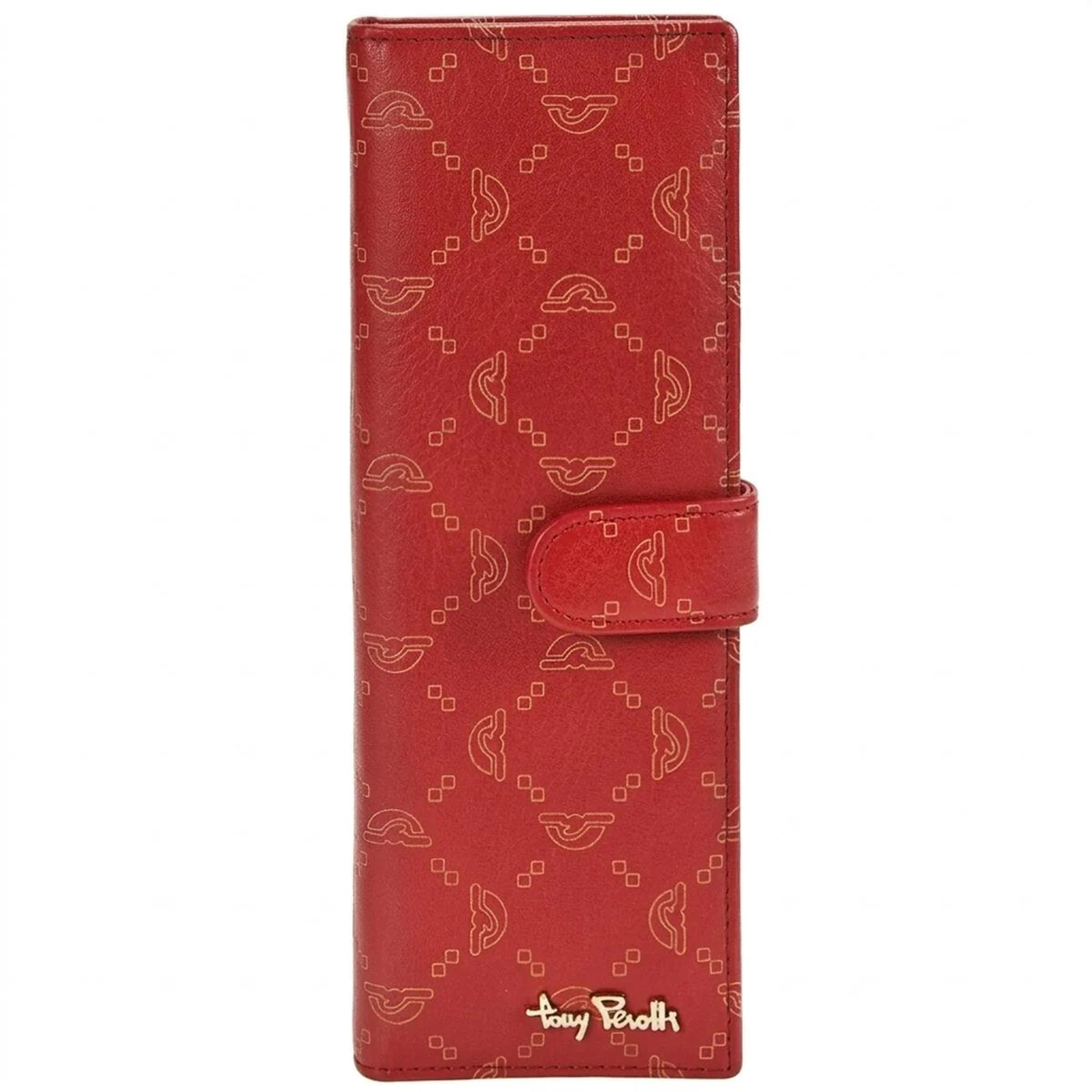 Візитниця на кнопці Tony Perotti Luxury 2639 rosso (90387) Червона