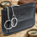 Ключница Tony Perotti из натуральной кожи Cortina 5060 nero (90146) Черная thumbnail 4