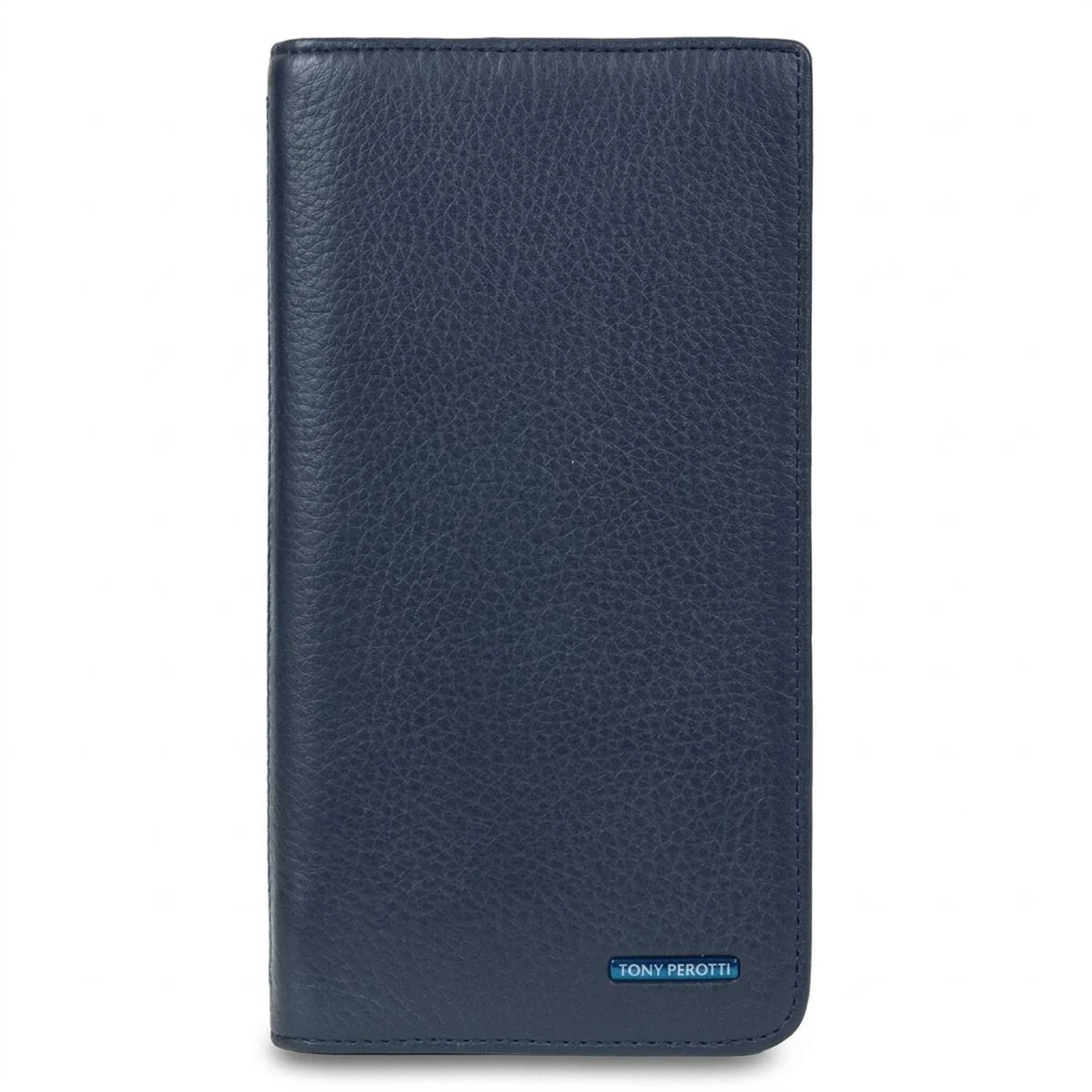 Вертикальное портмоне Tony Perotti Newcontatto 3598 navy (90647) Темно-синее