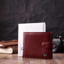 Практичний жіночий гаманець з натуральної шкіри ST Leather 22554 Бордовий thumbnail 11