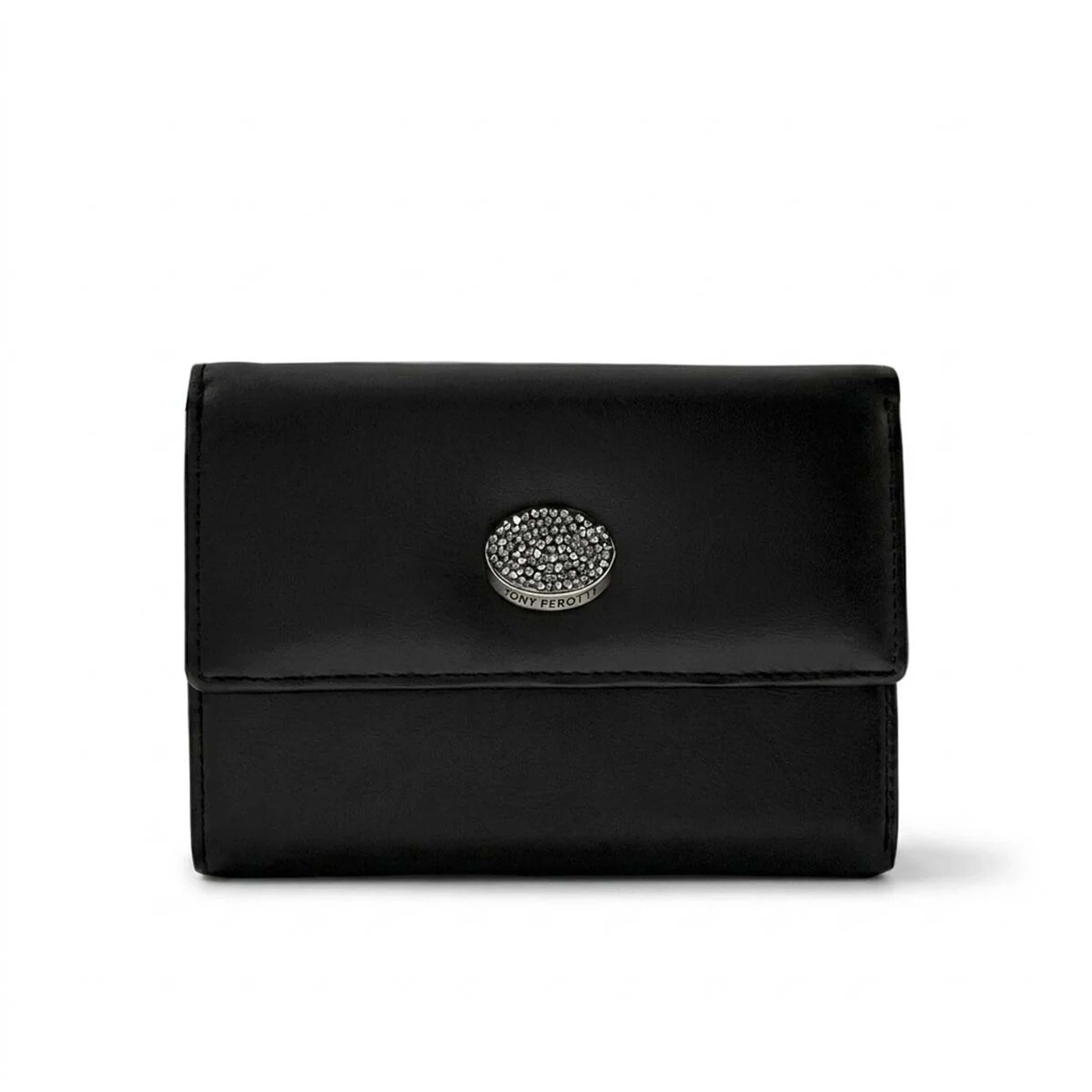 Жіночий гаманець Tony Perotti Swarovski 500N nero (90017) Чорний