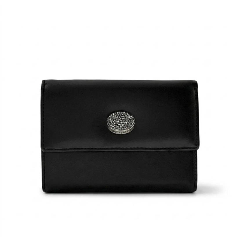 Жіночий гаманець Tony Perotti Swarovski 500N nero (90017) Чорний