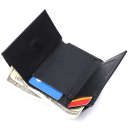 Удобный компактный кошелек с монетницей из натуральной кожи ST Leather 22742 Черный thumbnail 7