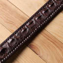 Ремінь-автомат CROCODILE LEATHER 18171 з натуральної шкіри крокодила Коричневий thumbnail 16