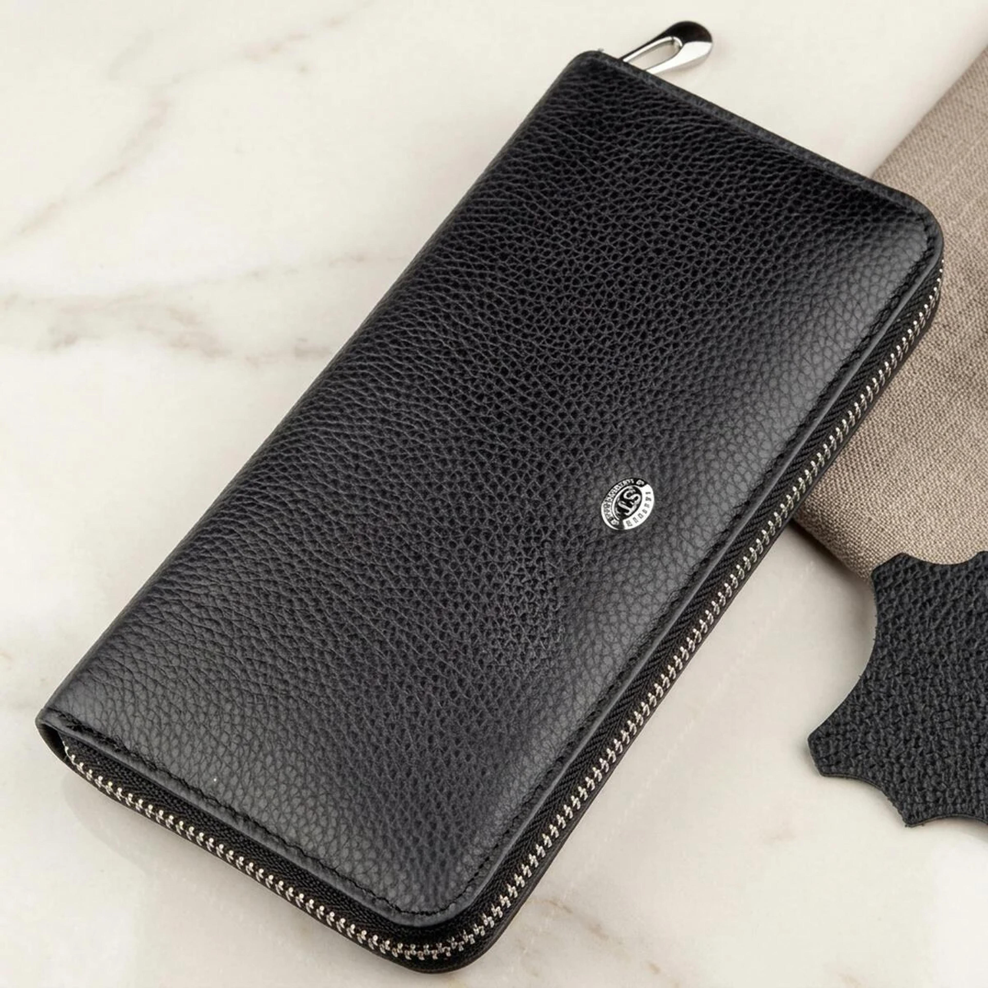 Женский клатч на молнии ST Leather 18863 Черный