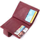 Практична візитниця з натуральної шкіри ST Leather 22468 Бордовий thumbnail 8