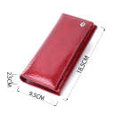 Кошелек для женщин из натуральной лакированной кожи ST Leather 22680 Красный thumbnail 3