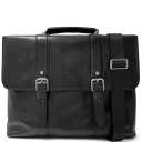 Чоловічий портфель з натуральної шкіри Tony Perotti Italico 9225G-38 (90415) Чорний thumbnail 1
