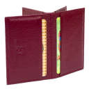 Візитниця-книжка ST Leather 19218 Бордова thumbnail 12
