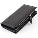 Вертикальный кошелек кожаный женский ST Leather 19274 Черный thumbnail 6