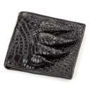 Гаманець чоловічий CROCODILE LEATHER 18200 з натуральної шкіри крокодила Чорний thumbnail 1