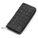 Гаманець-клатч CROCODILE LEATHER 18012 з натуральної шкіри крокодила Чорний thumbnail 5