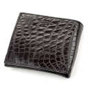 Гаманець чоловічий CROCODILE LEATHER 18200 з натуральної шкіри крокодила Чорний thumbnail 2