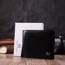 Чоловіче шкіряне портмоне із затискачем ST Leather 22485 Чорний thumbnail 13