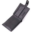Горизонтальне чоловіче портмоне з натуральної шкіри ST Leather 22487 Чорний thumbnail 10