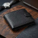 Чоловічий гаманець ST Leather 18328 (ST137) італійська шкіра Чорний thumbnail 3