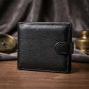 Якісний горизонтальний гаманець із натуральної шкіри ST Leather 22455 Чорний thumbnail 3