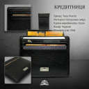Кредитниця Tony Perotti натуральна шкіра Contatto 2236 nero (90525) Чорна thumbnail 3