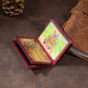 Візитниця-книжка ST Leather 19218 Бордова thumbnail 18