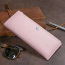 Горизонтальный тонкий кошелек из кожи женский ST Leather 19325 Розовый thumbnail 11