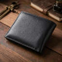 Чоловічий гаманець-затиск з натуральної шкіри ST Leather 22460 Чорний thumbnail 3