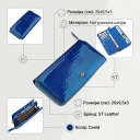 Кошелек женский ST Leather 18435 (S7001A) лакированный Синий thumbnail 2