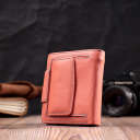 Стильний шкіряний гаманець з монетницею зовні ST Leather 19458 Помаранчевий thumbnail 14