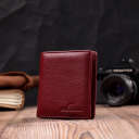 Маленький женский кошелек из натуральной кожи ST Leather 19467 Бордовый thumbnail 8