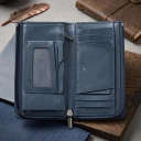 Вертикальне портмоне Tony Perotti Newcontatto 3598 navy (90647) Темно-синє thumbnail 5