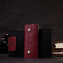 Жіноча шкіряна ключниця на кнопках GRANDE PELLE 11640 Бордовий thumbnail 9