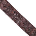 Ремінь чоловічий CROCODILE LEATHER 18178 з натуральної шкіри крокодила Коричневий thumbnail 12