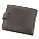 Чоловічий шкіряний купюрник для карток купюр та монет ST Leather 18308 Чорний thumbnail 10