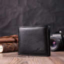 Кожаное мужское портмоне из зажимом ST Leather 22481 Черный thumbnail 8