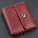 Небольшой женский бумажник с монетницей ST Leather 18920 Бордовый thumbnail 1