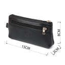 Ключниця з монетницею GRANDE PELLE 11371 Чорний thumbnail 3
